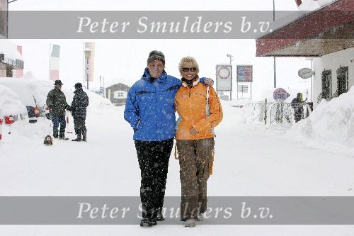 Zurs 14 februari 2005
Rene Froger met Natasja Froger
Wintersport
