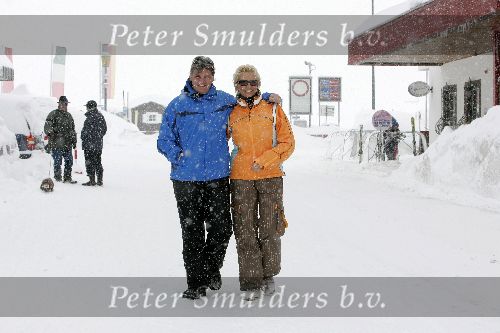 Zurs 14 februari 2005
Rene Froger met NatasjaFroger tijdens wintersport