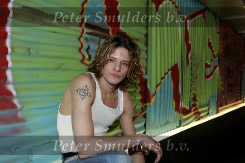 Amsterdam 23 februari 2005
Presentatie dvd Popeye in restaurant Fifteen.
Tygo Gernandt met tatoeage