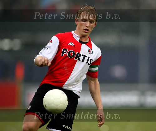 Rotterdam, 5 februari 2006  Seizoen 2005/2006 Kompetitiewedstrijd Feyenoord-AJAX, eindstand 3-2
Dirk Kuyt
©Edwin van Zandvoort
