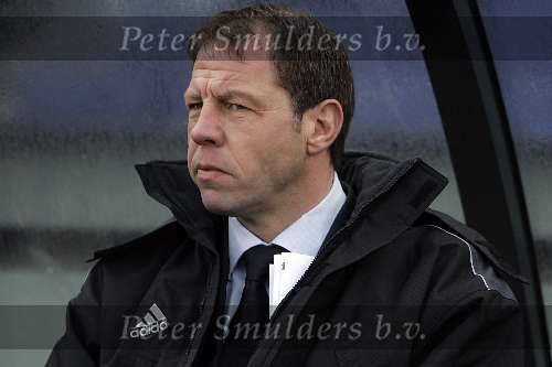 Rotterdam, 5 februari 2006 Seizoen 2005/2006 Kompetitiewedstrijd Feyenoord-AJAX, eindstand 3-2 
Assistent trainer Ajax, Fred Grim