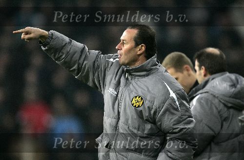 Eindhoven, 4 februari 2006  Seizoen 2005/2006 Kompetitiewedstrijd PSV-Roda JC, eindstand 3-2
Roda JC trainer Huub Stevens
©Edwin van Zandvoort