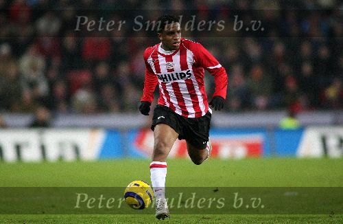 Eindhoven,11 Februari 2006 Kompetitiewedstrijd PSV-Heracles, eindstand 1-0 Seizoen 2005/2006
Jefferson Farfan
