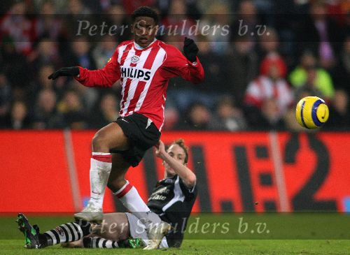 Eindhoven,11 Februari 2006 Kompetitiewedstrijd PSV-Heracles, eindstand 1-0 Seizoen 2005/2006
Jefferson Farfan