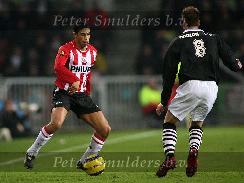 Eindhoven,11 Februari 2006 Kompetitiewedstrijd PSV-Heracles, eindstand 1-0 Seizoen 2005/2006
Michael Reiziger