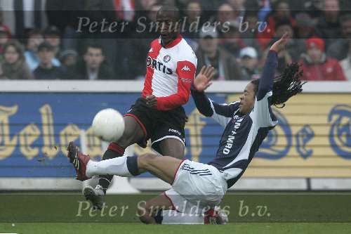 Rotterdam, 5 februari 2006 Seizoen 2005/2006 Kompetitiewedstrijd Feyenoord-AJAX, eindstand 3-2 
Romeo Castelen