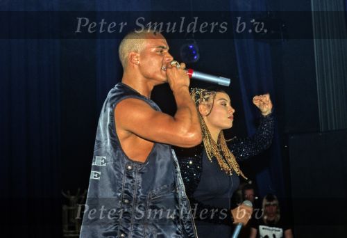 8 Januari 1995
2 Unlimited optreden bij Free Record feest
Ray Slijngaard met Anita Doth