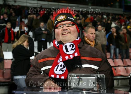 Eindhoven, 23 December 2006 
PSV-supporter Adriaan Aerts uit Goirle tijdens de kompetitiewedstrijd PSV-Willem II, eindstand 4-0