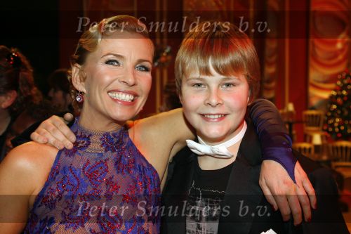 Hilversum 14 december 2006
Dancing with the stars. Anita Witsier met zoon