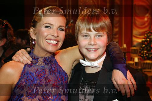 Hilversum 14 december 2006
Dancing with the stars. Anita Witsier met zoon