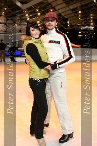Baarn, 10 Januari 2007 Perspresentaie Dancing On Ice RTL 2007
Dieter Troubleyn met partner