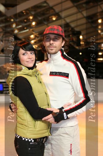 Baarn, 10 Januari 2007 Perspresentaie Dancing On Ice RTL 2007
Dieter Troubleyn met partner