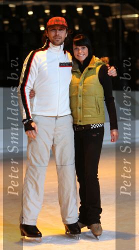 Baarn, 10 Januari 2007 Perspresentaie Dancing On Ice RTL 2007
Dieter Troubleyn met partner