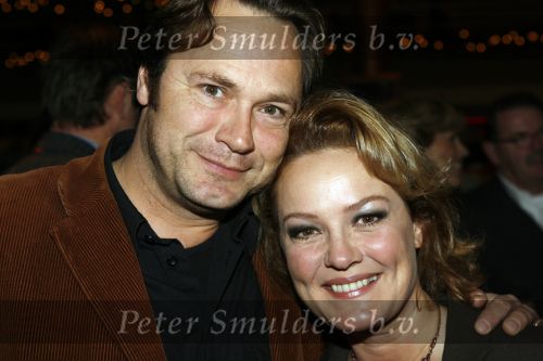 Hilversum 11 decmber 2006
Uitreiking Rembrandt prijzen in theater Gooiland.Ellen Pieters met vriend