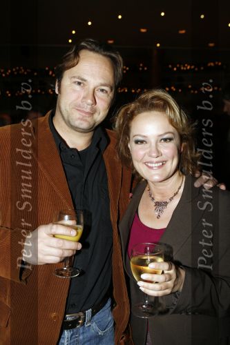 Hilversum 11 decmber 2006
Uitreiking Rembrandt prijzen in theater Gooiland.Ellen Pieters met vriend