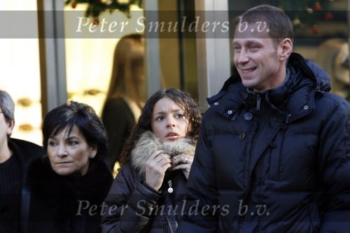 Amsterdam 10 december 2006
Fajah Lourens met vriend op pc hooftstraat.