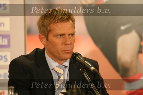 Eindhoven, 25 November 2006
PSV-FC Utrecht, eindstand 5-0 Kompetitie Seizoen 2006/2007
Foeke Booy tijdens de persconferentie