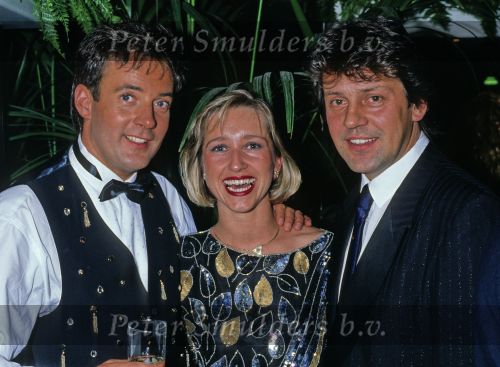 28 Juni 1991
Frank Ashton ( Frans Biezen ) met zijn vrouw Sylvie en Gerard Joling