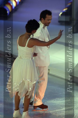 Hilversum 11 januari 2007
Sterrendansen op het ijs van sbs6. Geert Hoes en Kris Bolzilovic