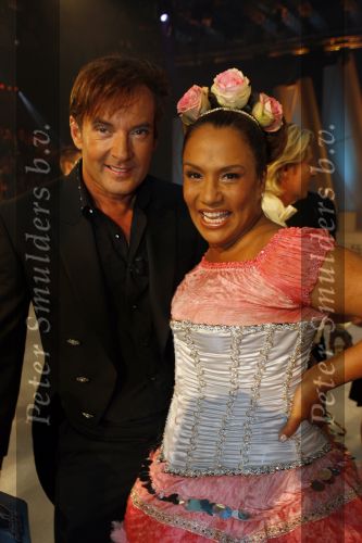 Hilversum 11 januari 2007
Sterrendansen op het ijs bij sbs6. Gerard Joling en Patty Brard