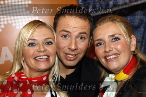 Hilversum 27 december 2006
Wendy van Dijk bij de presentatie van de finalisten  van The X factor.Mark Nancy en Sonja Hearts
