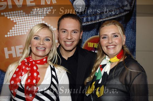 Hilversum 27 december 2006
Wendy van Dijk bij de presentatie van de finalisten  van The X factor.Mark Nancy en Sonja Hearts