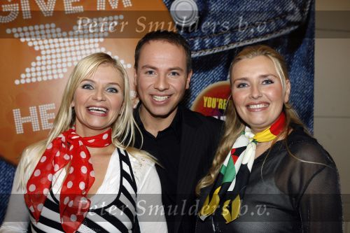 Hilversum 27 december 2006
Wendy van Dijk bij de presentatie van de finalisten  van The X factor.Mark Nancy en Sonja Hearts