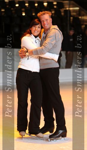 Baarn, 10 Januari 2007 Perspresentaie Dancing On Ice RTL 2007
Jan Posthuma met partner