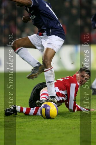Eindhoven, 23 December 2006 Kompetitiewedstrijd PSV-Willem II , eindstand 4-0 Seizoen 2006/2007
Jason Culina