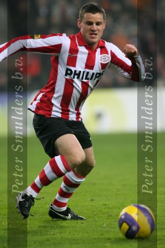 Eindhoven, 23 December 2006 Kompetitiewedstrijd PSV-Willem II , eindstand 4-0 Seizoen 2006/2007
Jason Culina