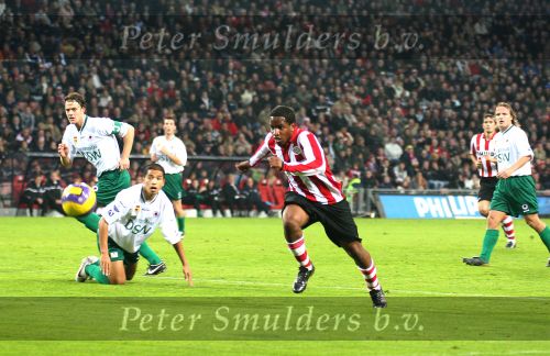 Eindhoven, 18 November 2006
PSV-Excelsior, eindstand 4-0 Kompetitie Seizoen 2006/2007
Jefferson Farfan
Foto Ronald Otter