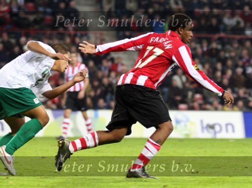 Eindhoven, 18 November 2006
PSV-Excelsior, eindstand 4-0 Kompetitie Seizoen 2006/2007
Jefferson Farfan
Foto Ronald Otter