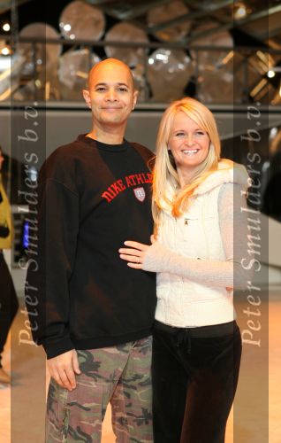 Baarn, 10 Januari 2007 Perspresentaie Dancing On Ice RTL 2007
John Jones met partner