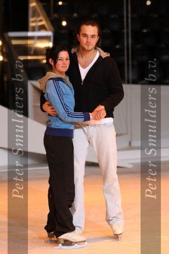 Baarn, 10 Januari 2007 Perspresentaie Dancing On Ice RTL 2007
Joris Putmans met partner