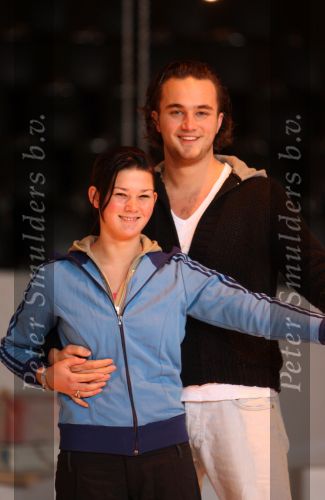 Baarn, 10 Januari 2007 Perspresentaie Dancing On Ice RTL 2007
Joris Putmans met partner
