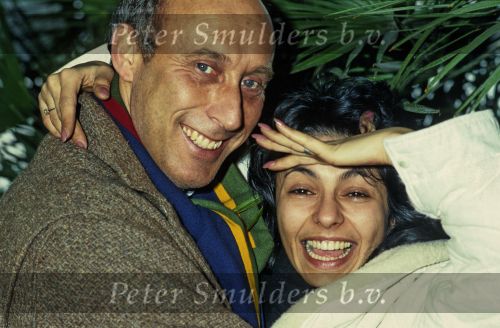 Schiphol, 24 Mei 1985
Centerfold zangeres Laura Fygi met \