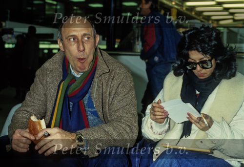 Schiphol, 24 Mei 1985
Centerfold zangeres Laura Fygi met \
