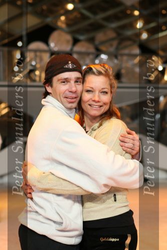 Baarn, 10 Januari 2007 Perspresentaie Dancing On Ice RTL 2007
Mary Lou Legrand met parner