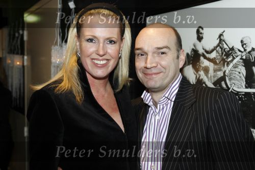 Naarden 18 december 2006
Princess kerstborrel in het arsenaal. Monique Collignon met man