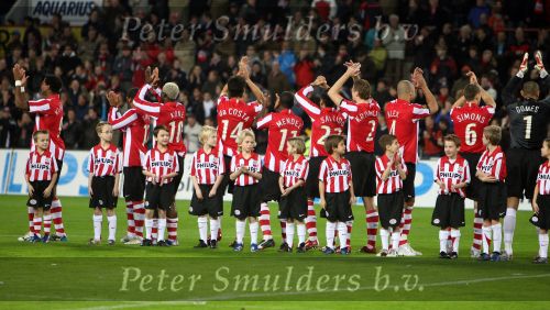 Eindhoven, 20 Januari 2007 Eerste wedstrijd na winterstop Kompetitiewedstrijd tussen PSV-SC Heerenveen, eindstand 3-1 Seizoen2006/2007PSV voor aanvang van de wedstrijd met de wekelijkse mascottes