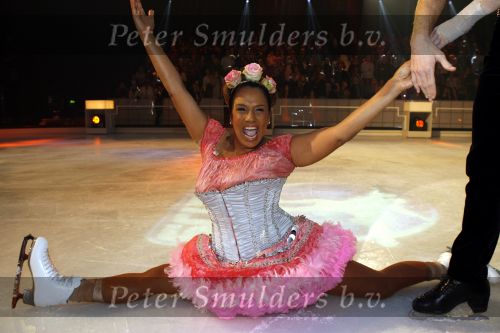 Hilversum 11 januari 2007
Sterrendansen op het ijs bij sbs6. Patty Brard
