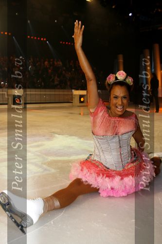 Hilversum 11 januari 2007
Sterrendansen op het ijs bij sbs6. Patty Brard