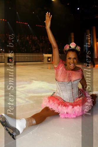 Hilversum 11 januari 2007
Sterrendansen op het ijs bij sbs6. Patty Brard