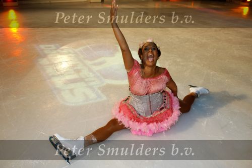 Hilversum 11 januari 2007
Sterrendansen op het ijs bij sbs6. Patty Brard