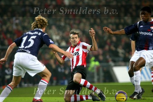 Eindhoven, 23 December 2006 Kompetitiewedstrijd PSV-Willem II , eindstand 4-0 Seizoen 2006/2007
Phillip Cocu