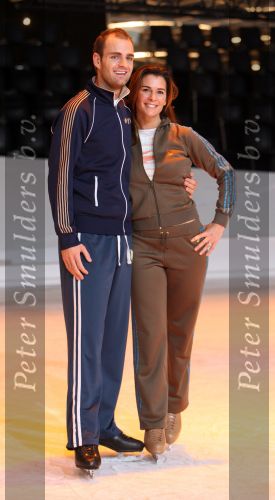 Baarn, 10 Januari 2007 Perspresentaie Dancing On Ice RTL 2007
Quinty Trustfull met parner