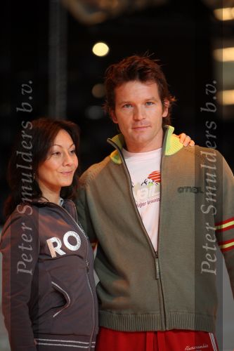 Baarn, 10 Januari 2007 Perspresentaie Dancing On Ice RTL 2007
Sander Jansons met parner