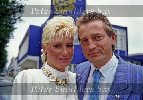 Schiedam 17 Augustus 1987
Vanessa ( Connie Breukhoven ) voor het eerst met haar nieuwe liefde Hans Breukhoven