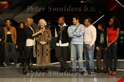 Hilversum 27 december 2006
Wendy van Dijk bij de presentatie van de finaliste van The X factor.
