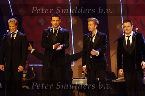 Hilversum 14 december 2006
Opnames Dancing with the stars.  Westlife